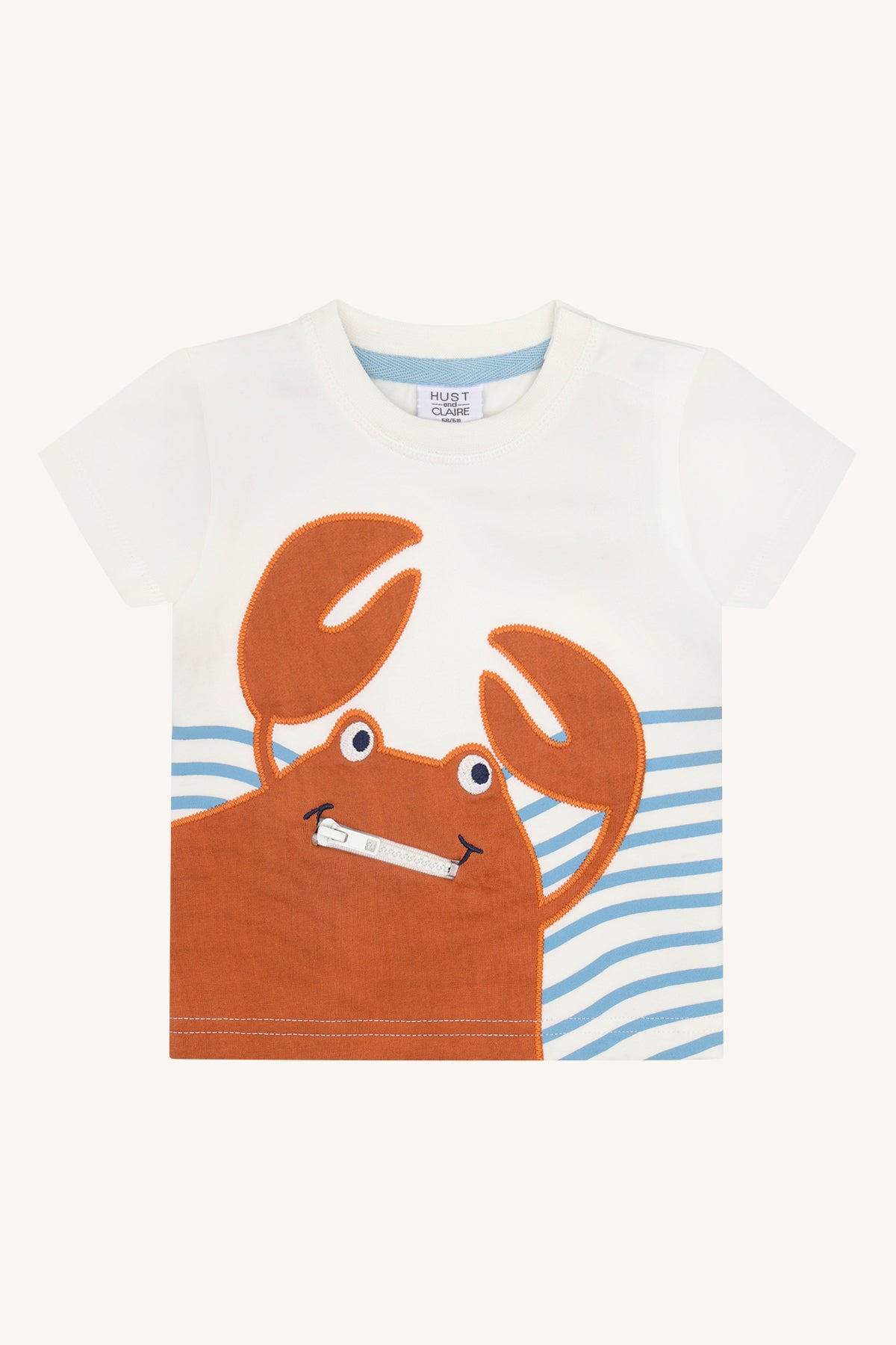 Hust & Claire / HCAnton Crab T-shirt / Ivory