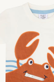 Hust & Claire / HCAnton Crab T-shirt / Ivory