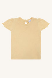 Hust & Claire / T-shirt HCAlma basic pointelle T-shirt / Nectar