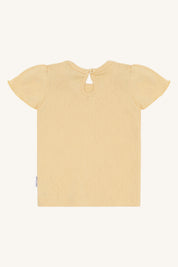 Hust & Claire / T-shirt HCAlma basic pointelle T-shirt / Nectar