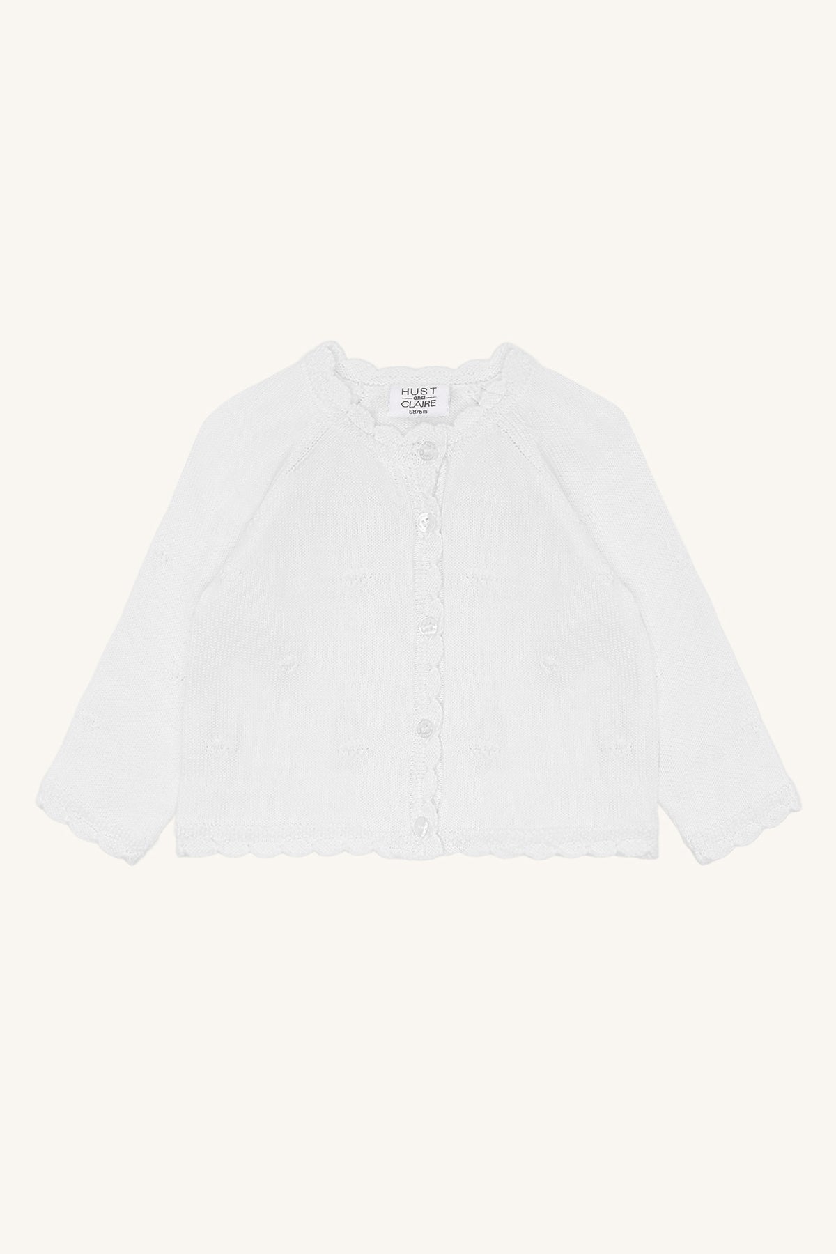 Hust & Claire / HCCilja Pointelle Knit / White