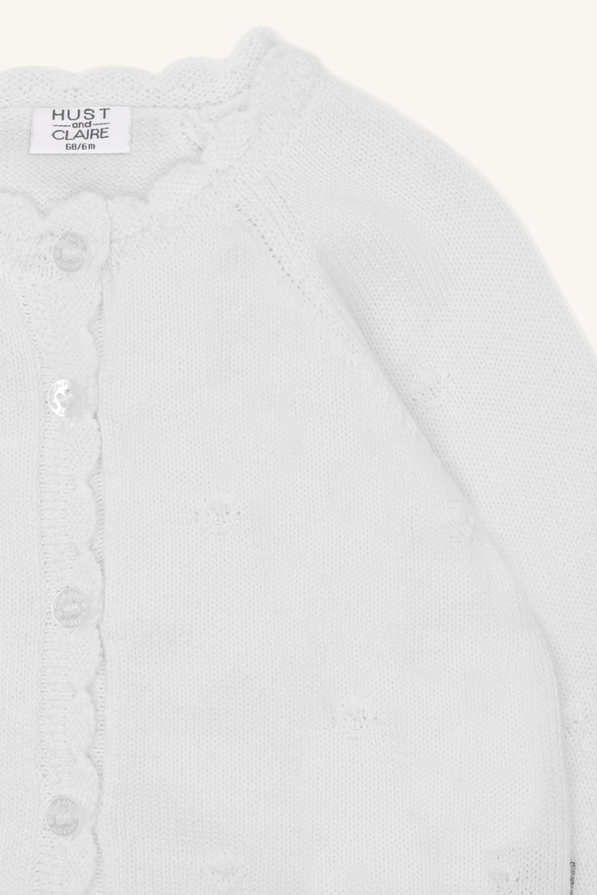 Hust & Claire / HCCilja Pointelle Knit / White