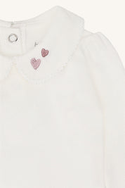Hust & Claire / HCBebe Collar Bodystocking L/S / 3270 Ivory