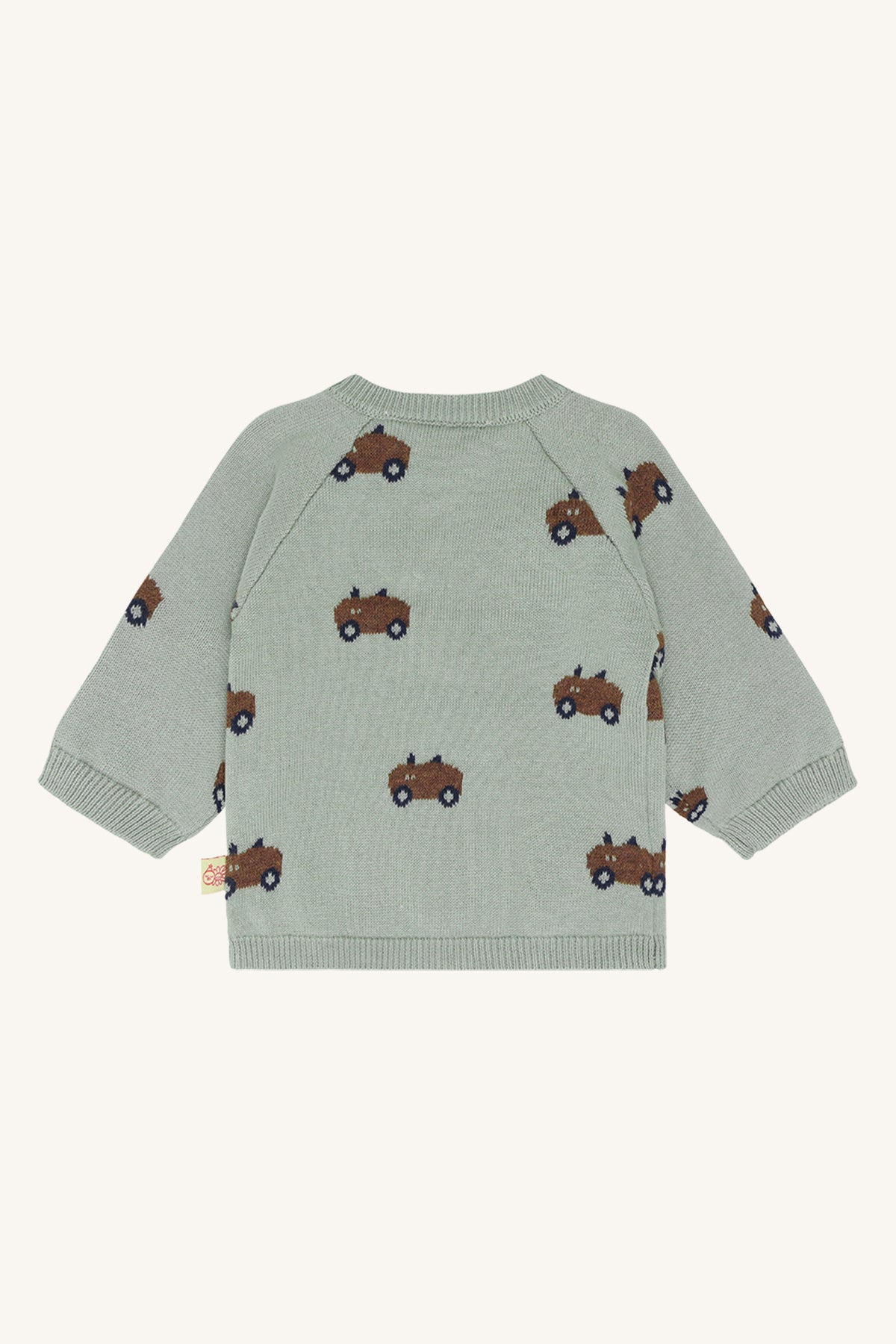 Hust & Claire / HCCall Jacquard Cardigan / 4440 Forest Fog