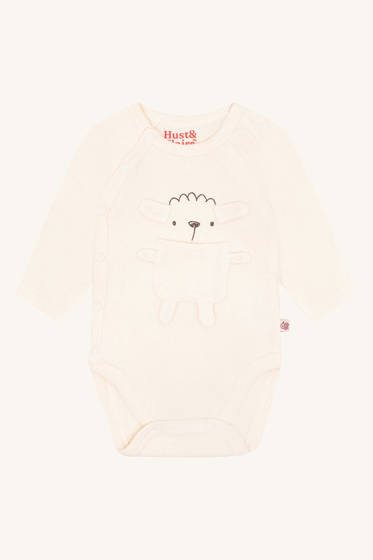 Hust & Claire / HCBing Sheep Bodystocking L/S / 3290 Off White
