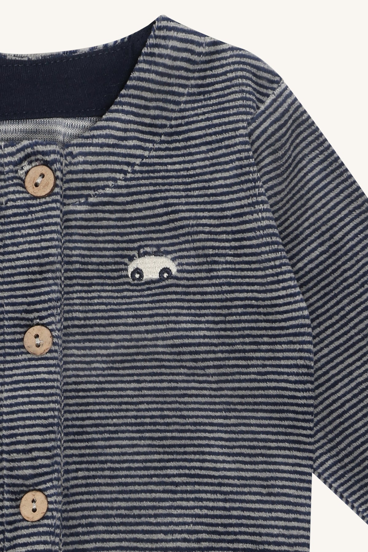 Hust & Claire / HCChai Stripe Cardigan / 3146 Blues