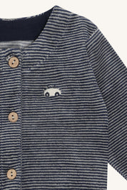 Hust & Claire / HCChai Stripe Cardigan / 3146 Blues
