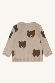 Hust & Claire / HCPilou Bear Pullover / 3552 Beige Melange