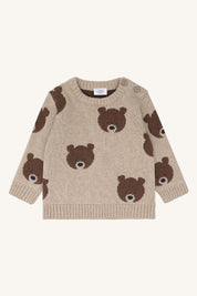 Hust & Claire / HCPilou Bear Pullover / 3552 Beige Melange