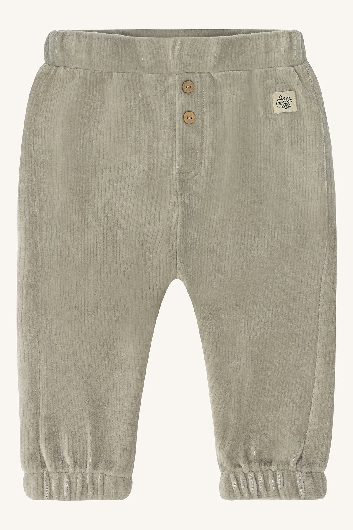 Hust & Claire / HCGus Ribbed velour Jogging Trousers / 4440 Forest Fog