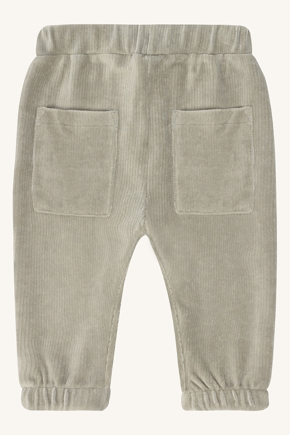 Hust & Claire / HCGus Ribbed velour Jogging Trousers / 4440 Forest Fog
