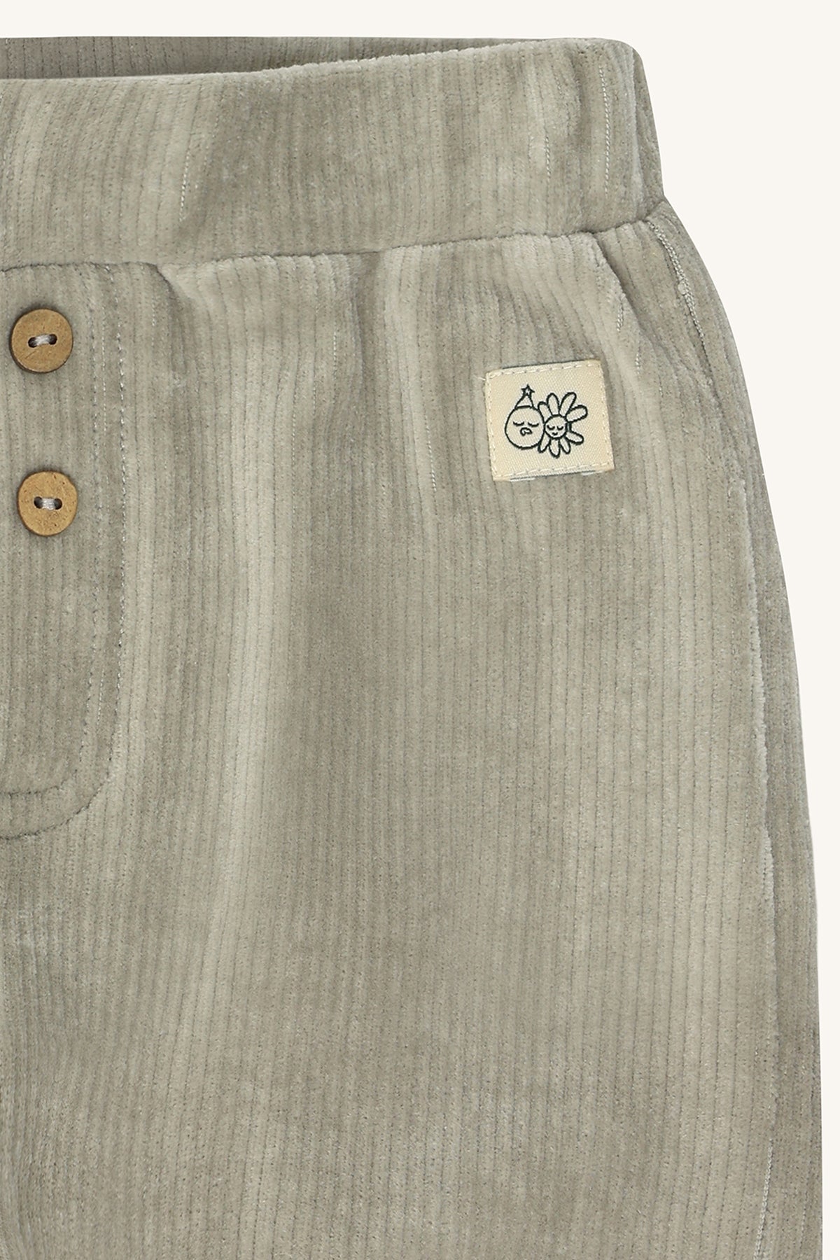 Hust & Claire / HCGus Ribbed velour Jogging Trousers / 4440 Forest Fog