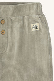 Hust & Claire / HCGus Ribbed velour Jogging Trousers / 4440 Forest Fog