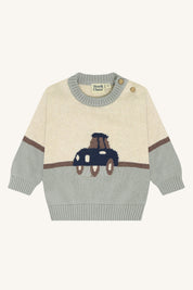 Hust & Claire / HCPilou Old Car Pullover / 4440 Forest Fog