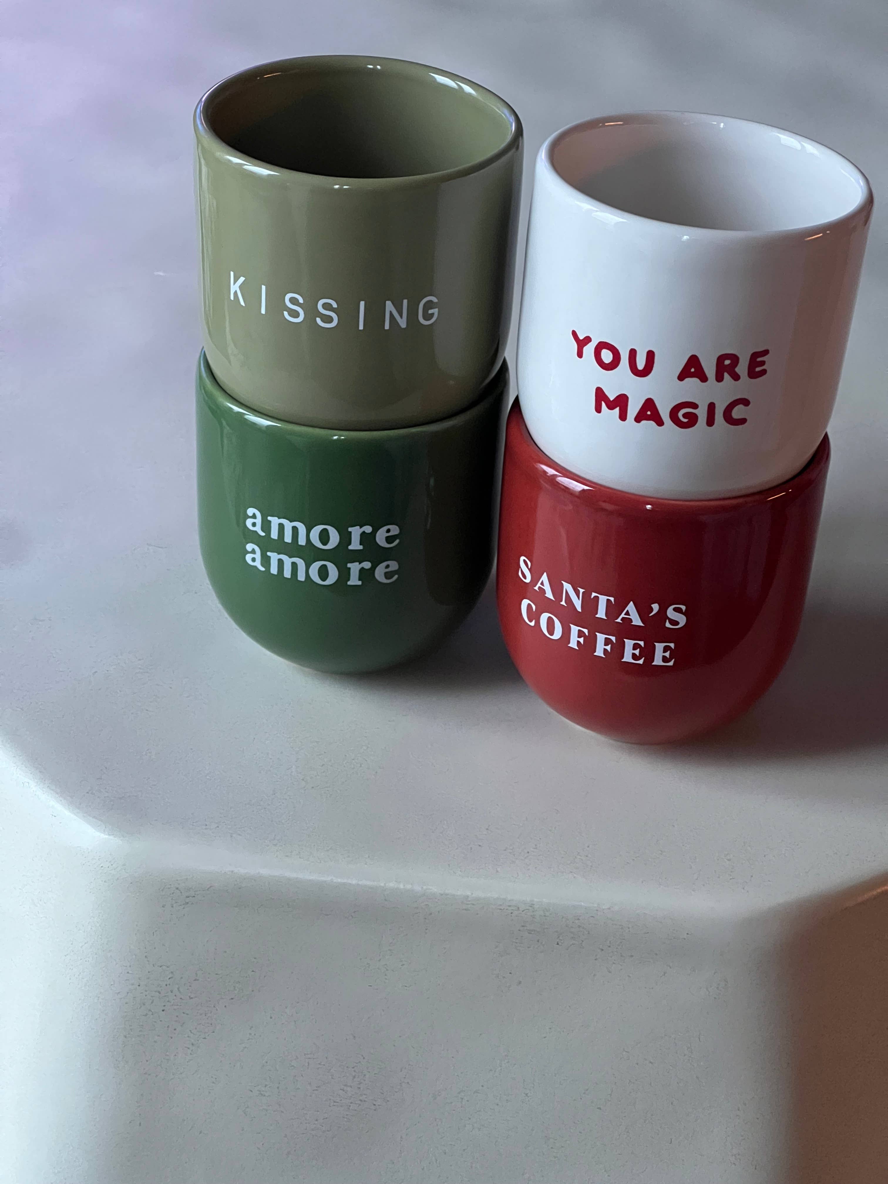 Sisi / 'YOU ARE MAGIC' Becher in weiß / rot
