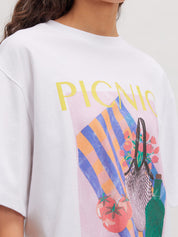 Edited / Xia T-Shirt / Pic Nic Print