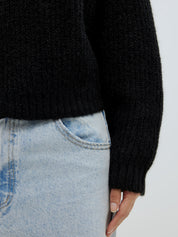 EDITED / Rani Bomber Cardigan / Black
