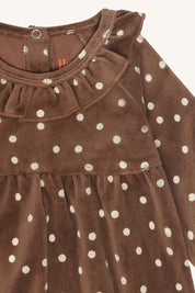 Hust & Claire / HCKis Dot Dresses / 4575 Soil
