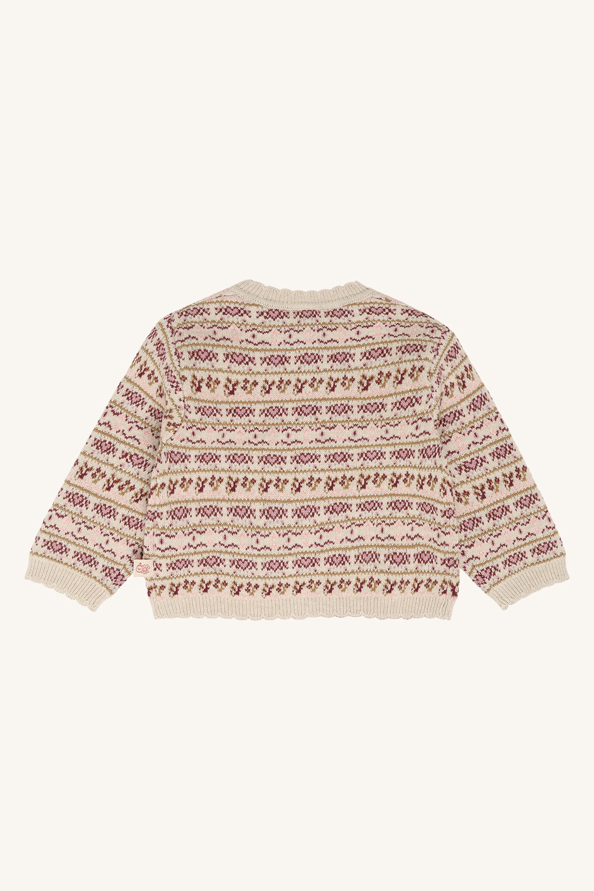 Hust & Claire / HCCilja Nordic Cardigan / 4548 Old Beige Melange
