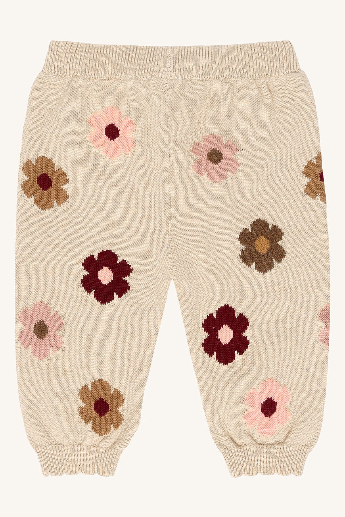 Hust & Claire / HCLisa Flower Cardigan / 4548 Old Beige Melange