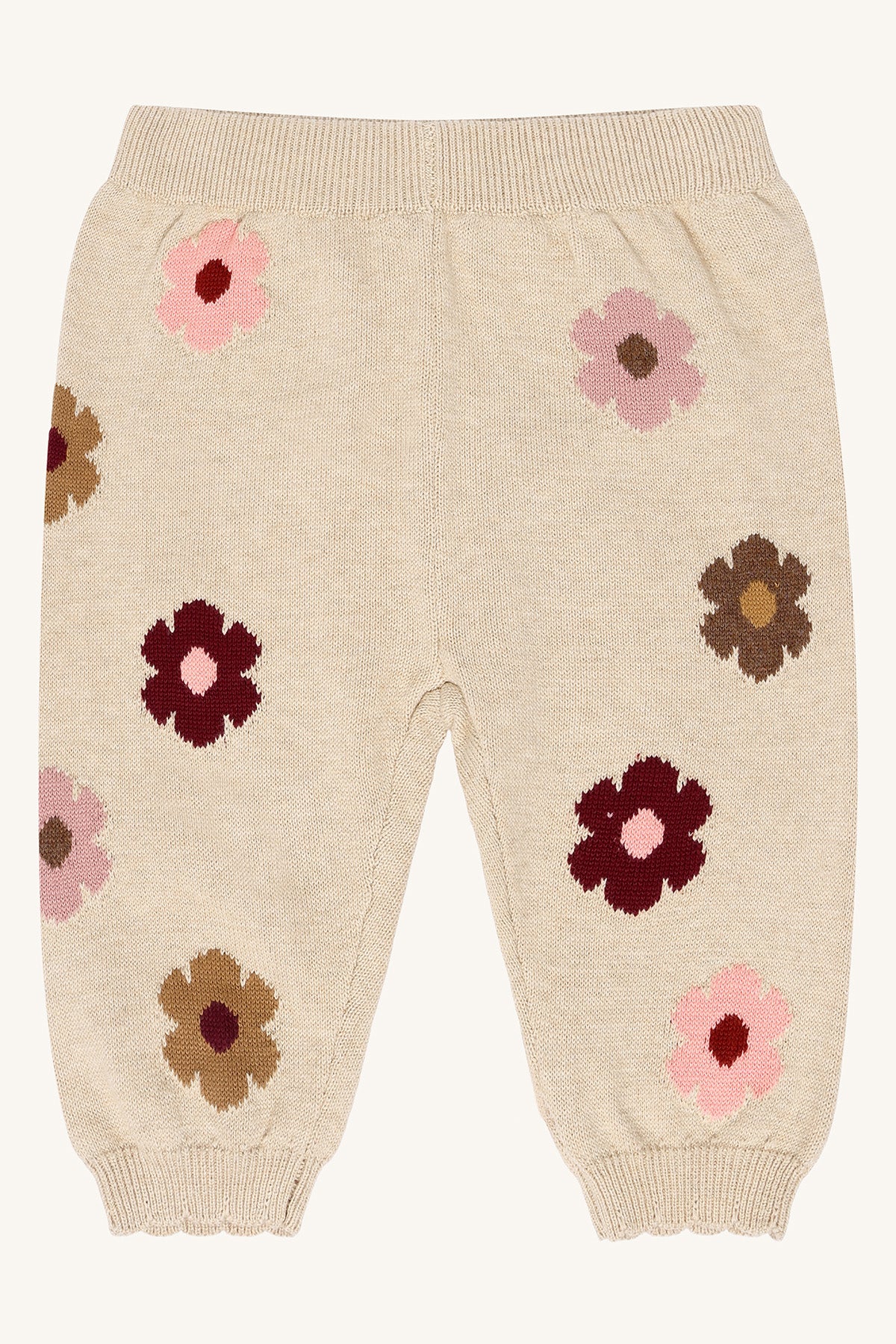 Hust & Claire / HCLisa Flower Cardigan / 4548 Old Beige Melange