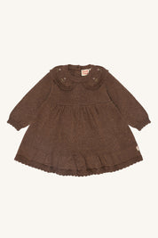 Hust & Claire / HCKlara knit Dresses / 3594 Toffee Melange