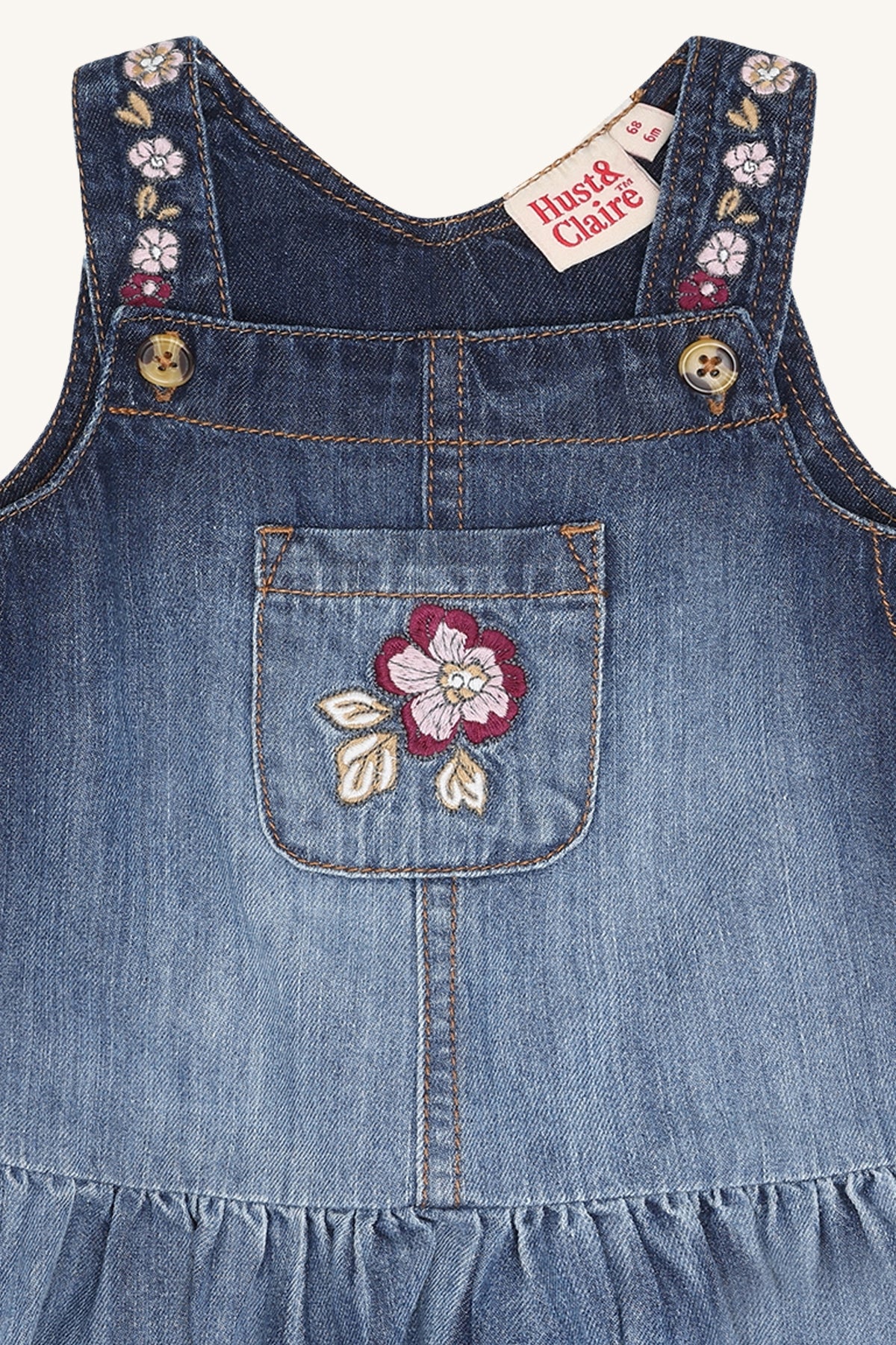 Hust & Claire / HCKis Denim Dresses / 53 Blue Denim