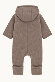 Hust&Claire / HCMevi Hood Wool Fleece / Deer Melange