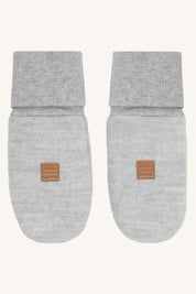 Hust & Claire / HCFelix Glove Boiled Wool / 1201 Light Grey Melange