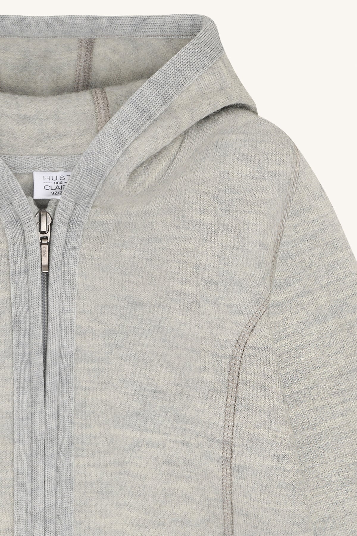 Hust & Claire / HCEbba Jacket Boiled Wool / 1201 Light Grey Melange