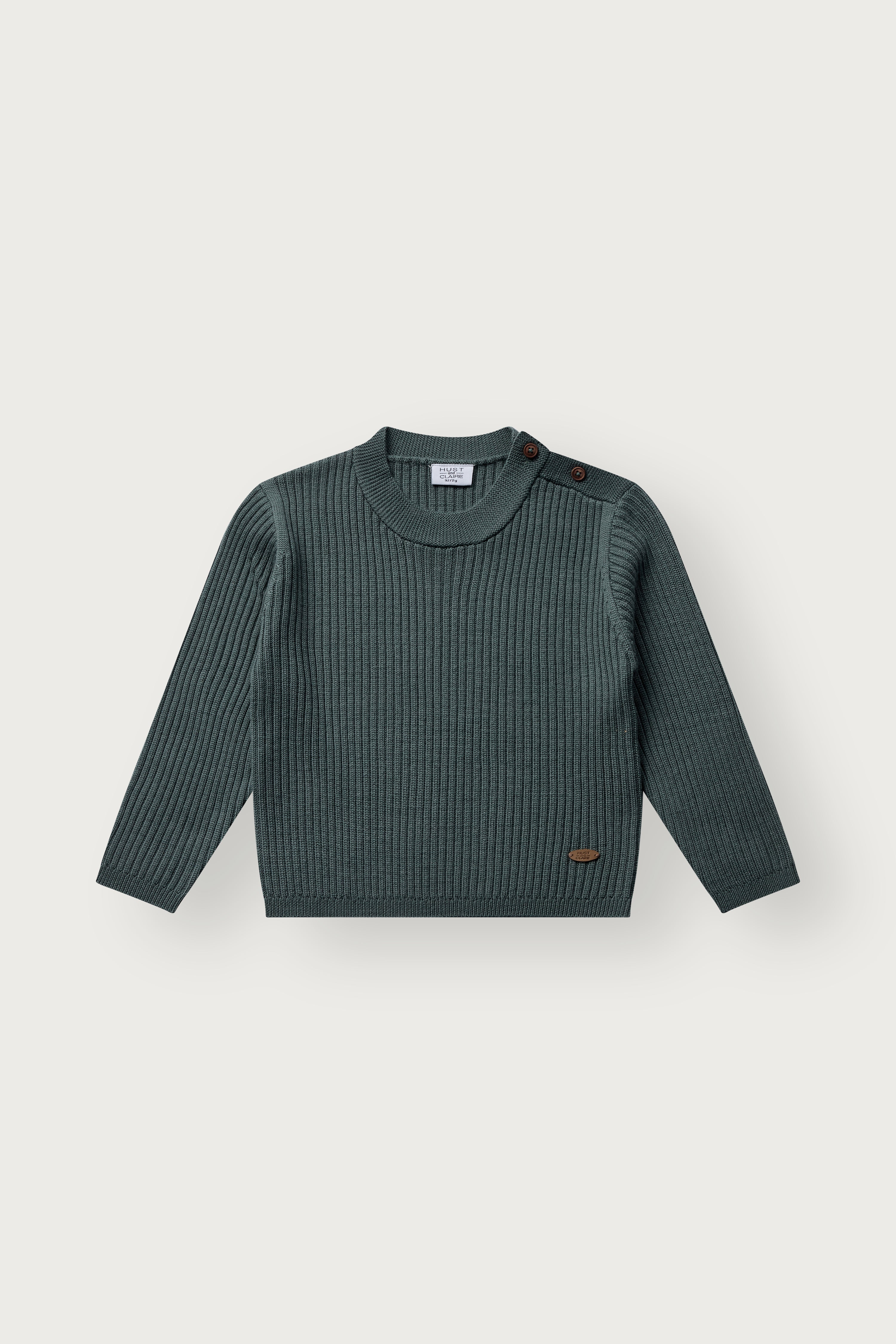 Hust & Claire / HCPil Wool Rib / 3484 Balsam Green