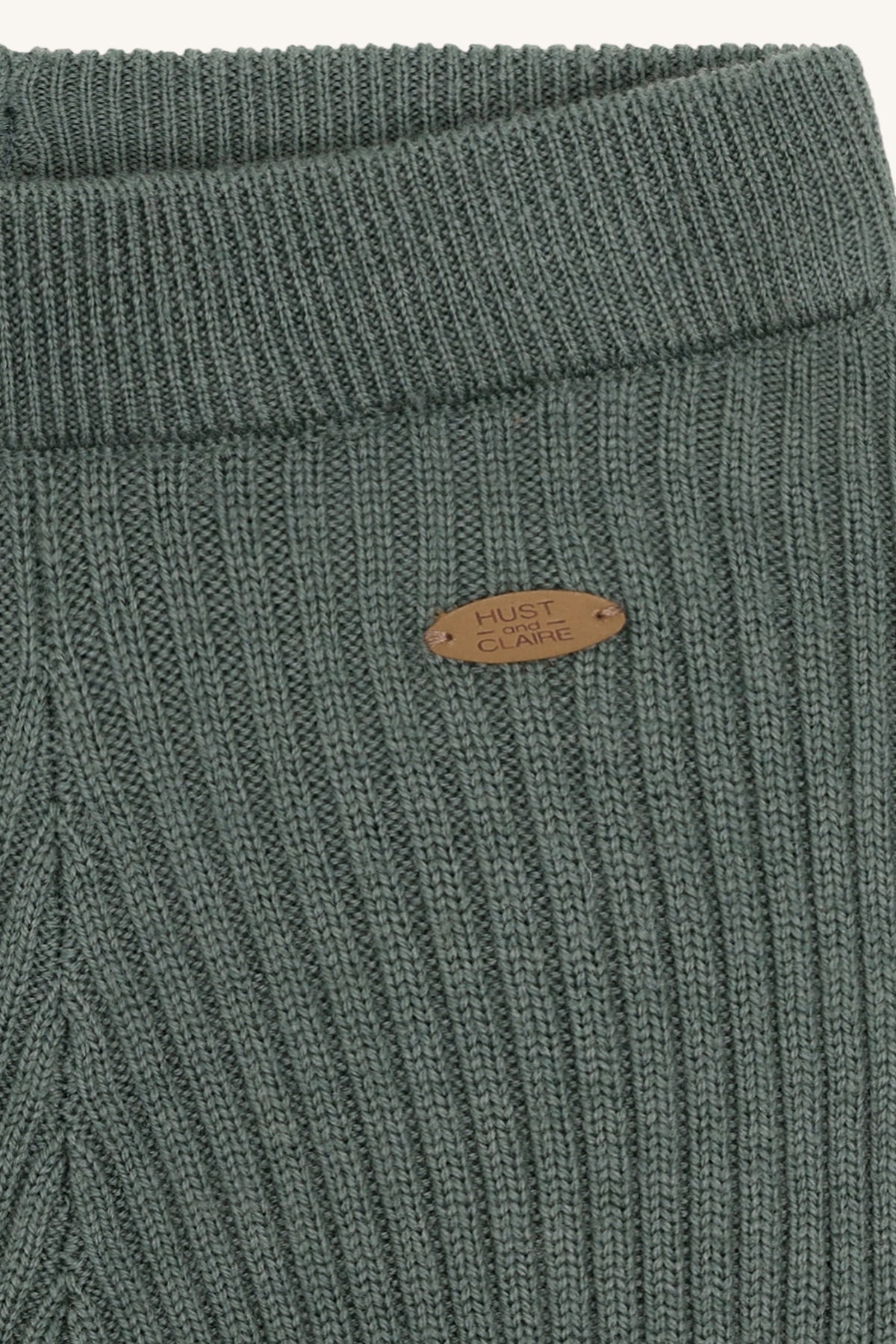 Hust & Claire / HCLui Wool Rib / 3484 Balsam Green
