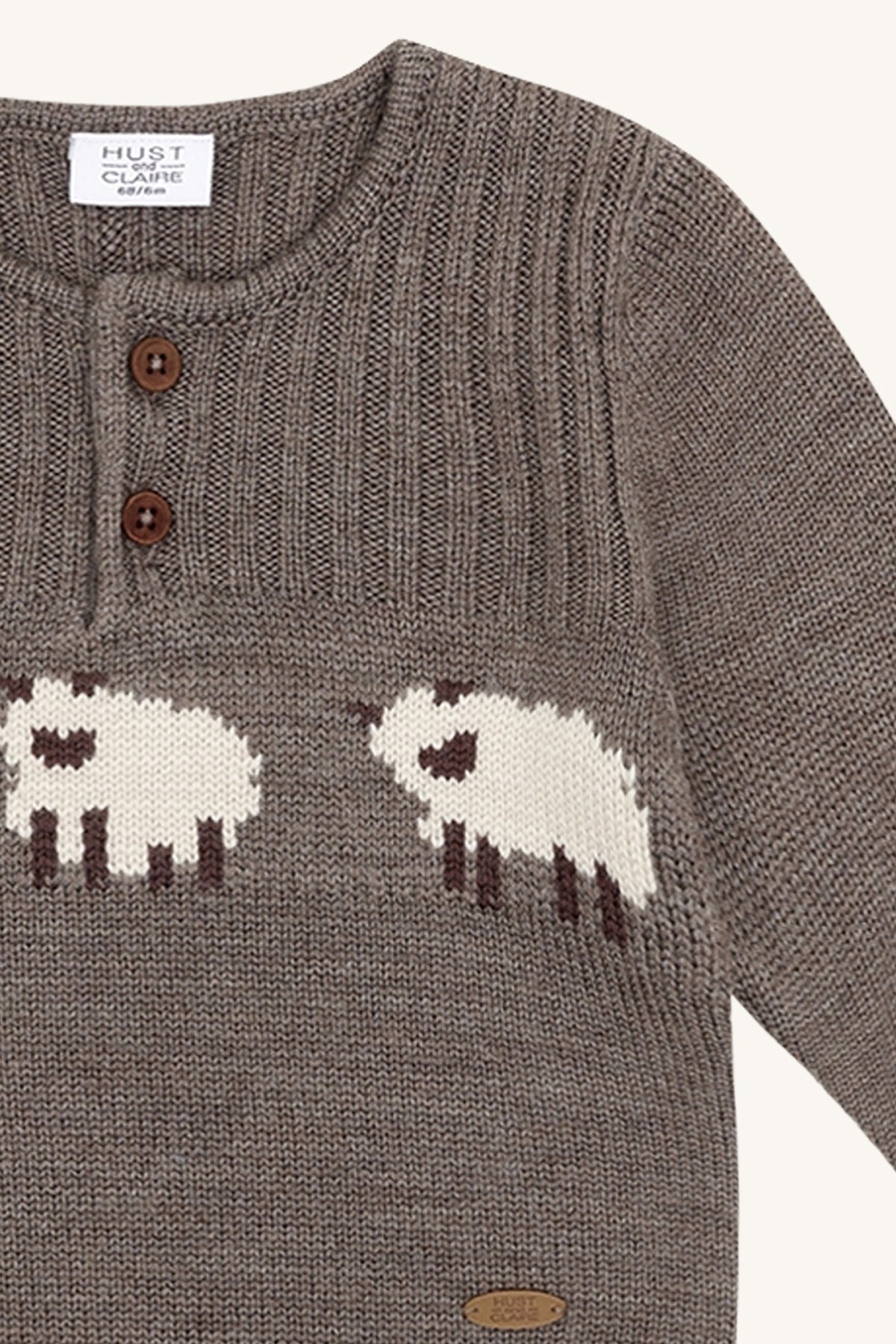 Hust & Claire / HCPil Wool Sheep / 3232 Deer Melange