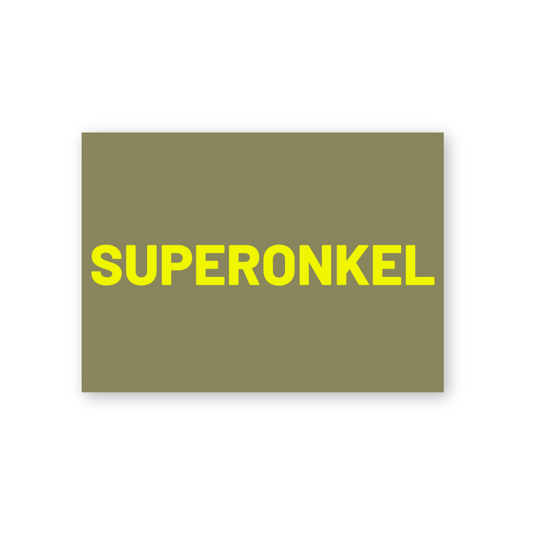 HERR&FRAUHEMPEL - Postkarte - SUPERONKEL