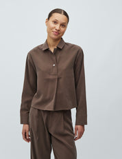 MbyM / Cassi - Elio-M Top / T-shirt / Chocolate Brown