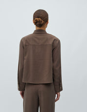 MbyM / Cassi - Elio-M Top / T-shirt / Chocolate Brown