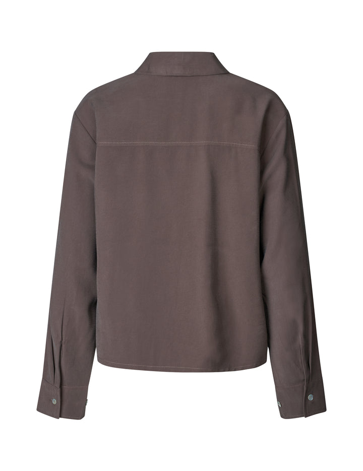 MbyM / Cassi - Elio-M Top / T-shirt / Chocolate Brown