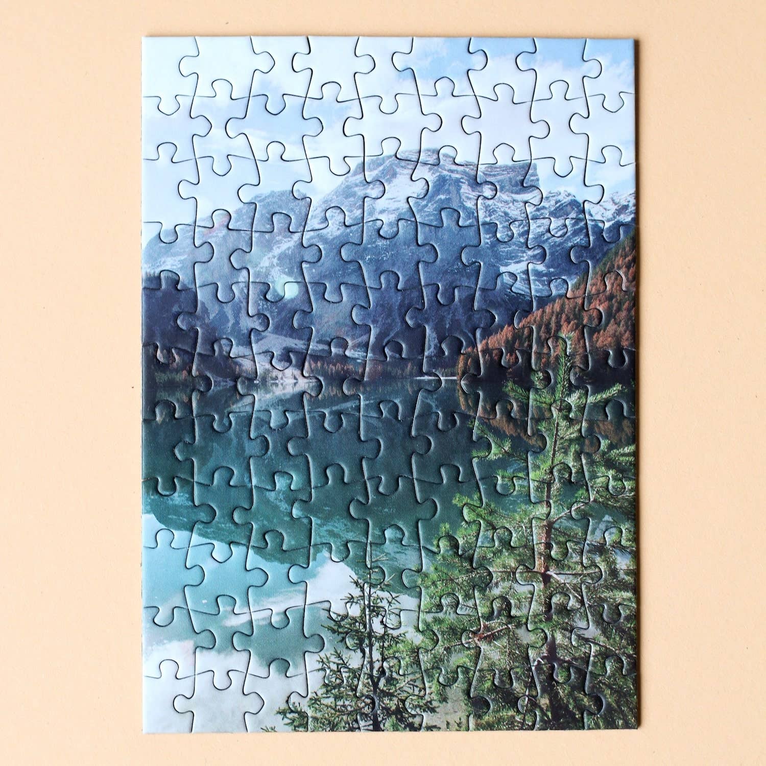 Mini-Puzzle Lago Di Braies, 99 Teile - Puzzlery