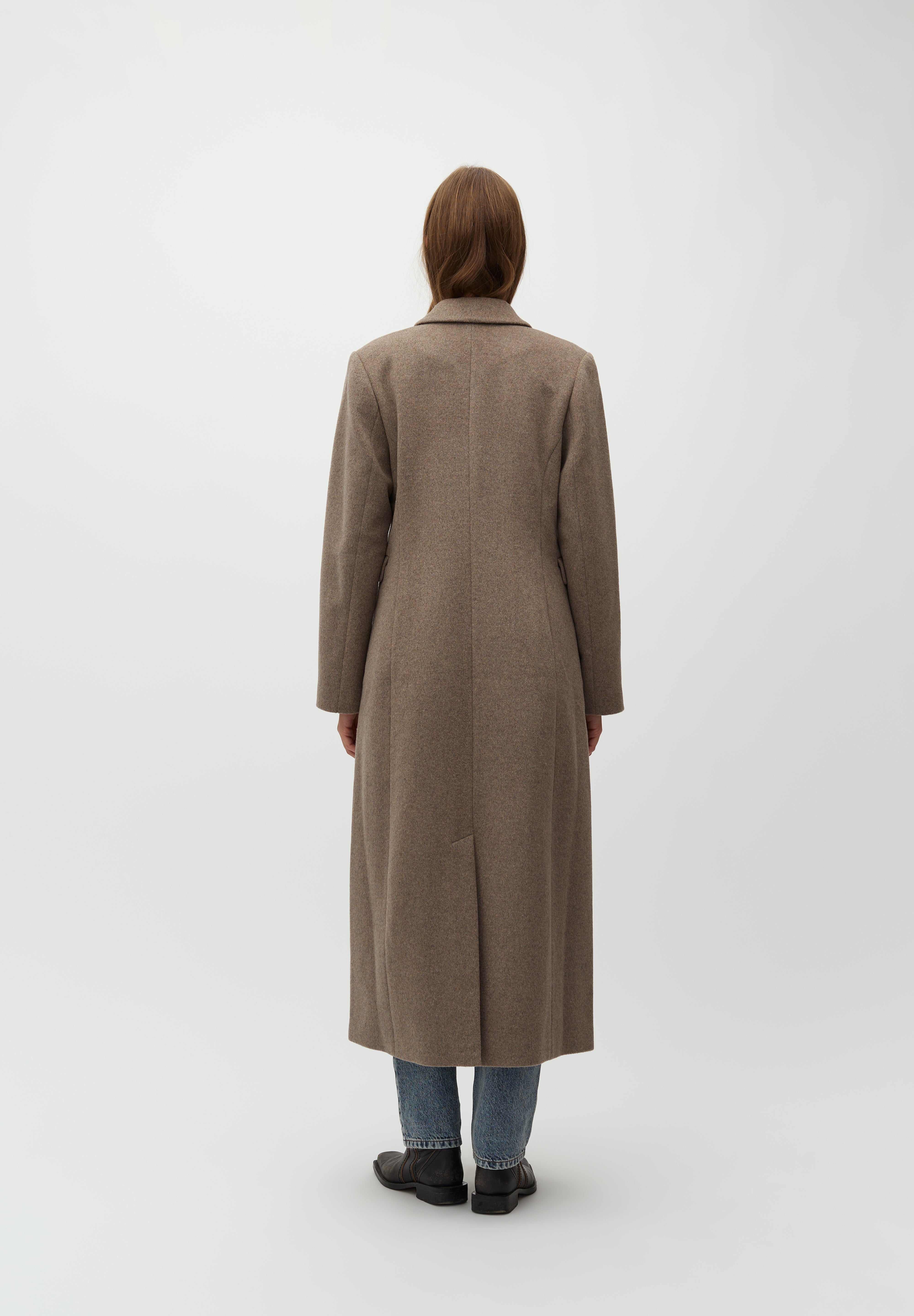 MbyM / Iva Long-M Lava Outerwear / Greige Melange