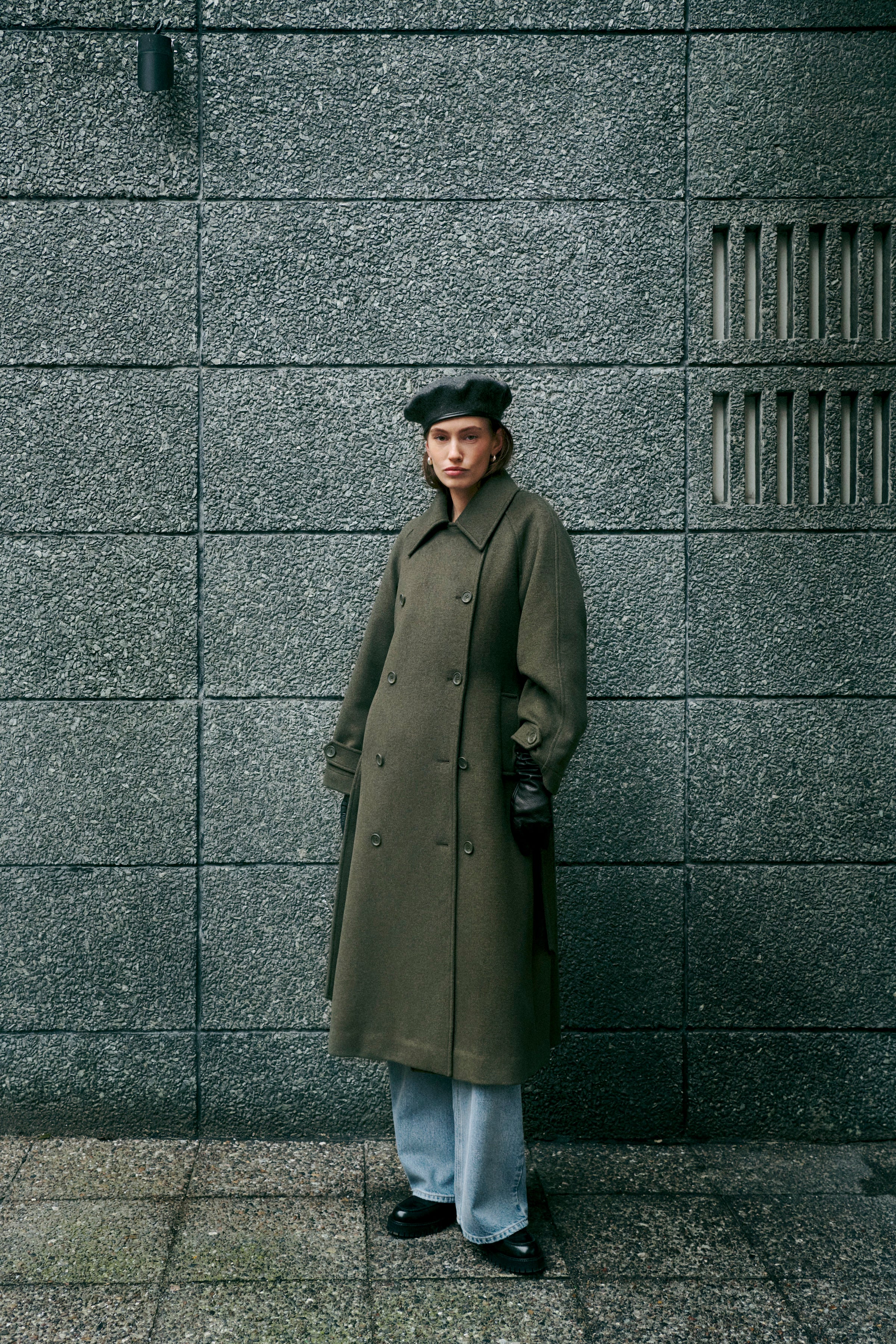 MbyM / Odonna-M Lava Outerwear / Dusty Olive Melange