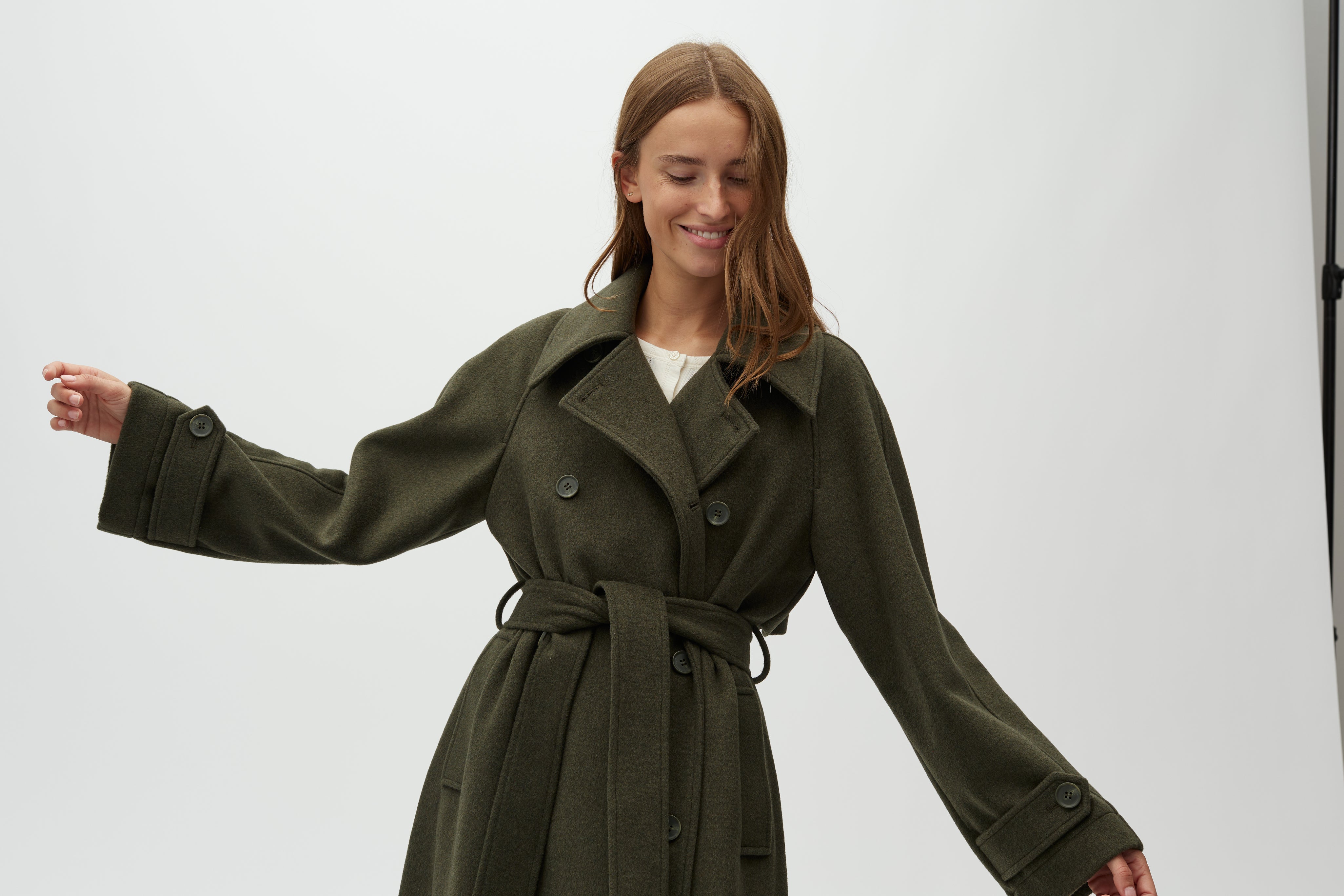MbyM / Odonna-M Lava Outerwear / Dusty Olive Melange
