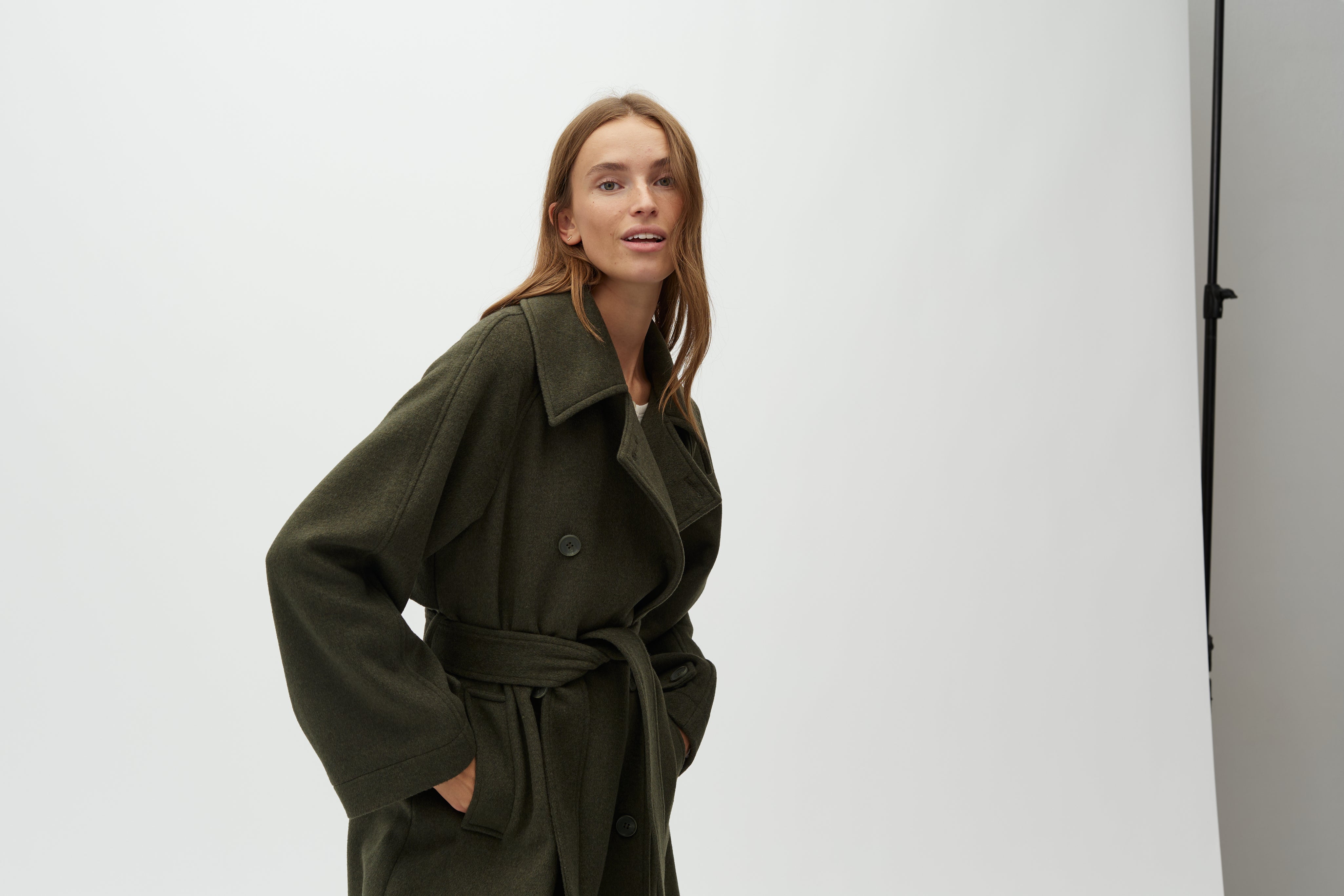 MbyM / Odonna-M Lava Outerwear / Dusty Olive Melange
