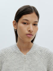 EDITED / Rani Bomber Cardigan / Grey Melange