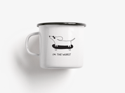 typealive - Tasse aus Emaille / The Wurst