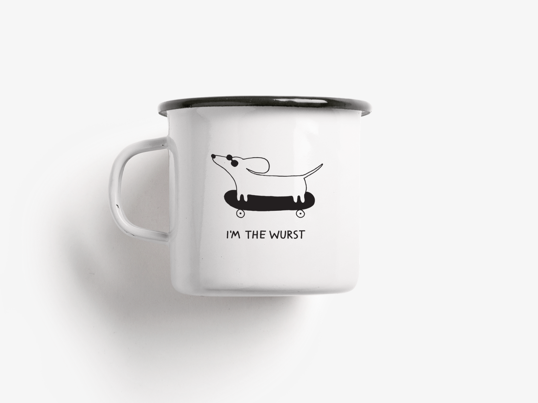 typealive - Tasse aus Emaille / The Wurst