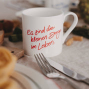 Eulenschnitt - Tasse Kleine Dinge rot