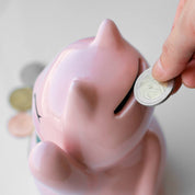 Helio Ferretto / Pinke Spardose GLÜCKSKATZE HF