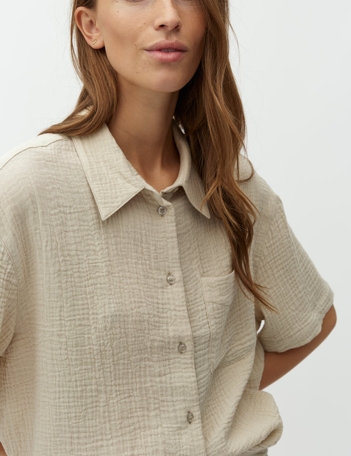 MbyM / Renetta - Liraz SS-M Shirt / Blouse / Pelican