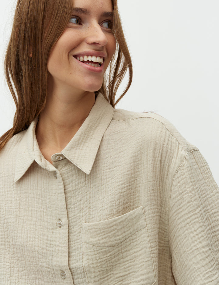 MbyM / Renetta - Liraz SS-M Shirt / Blouse / Pelican