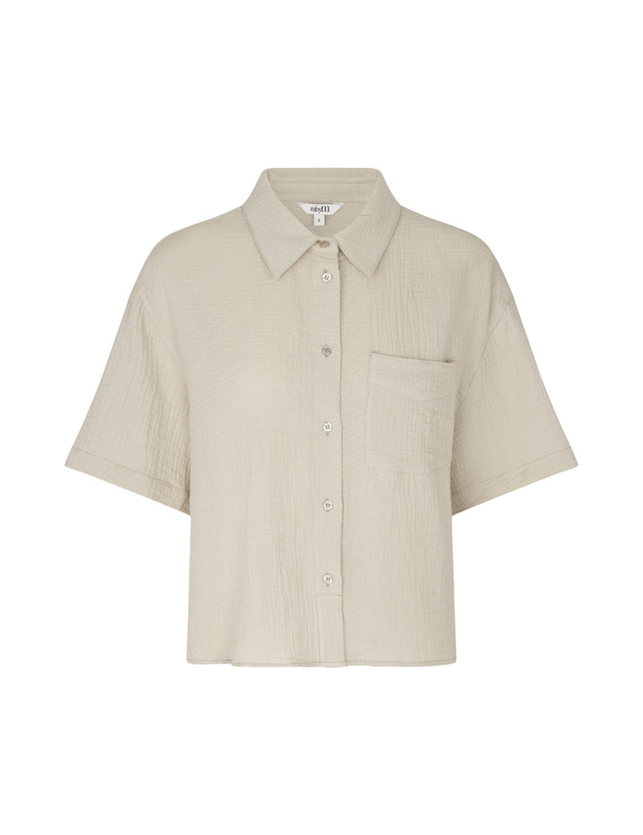 MbyM / Renetta - Liraz SS-M Shirt / Blouse / Pelican